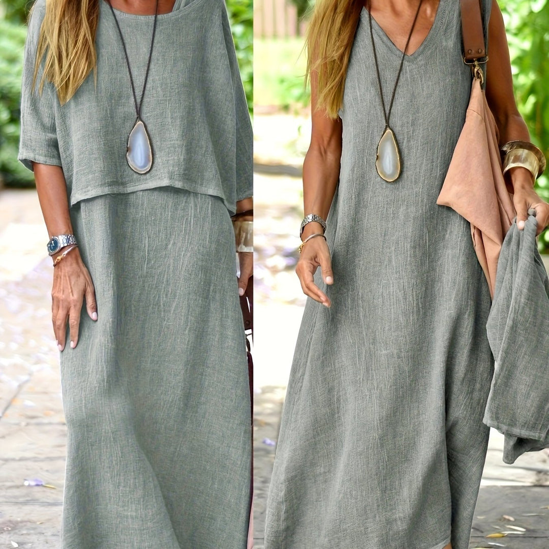 Katie – Relaxed Boho Maxi Dress for Women