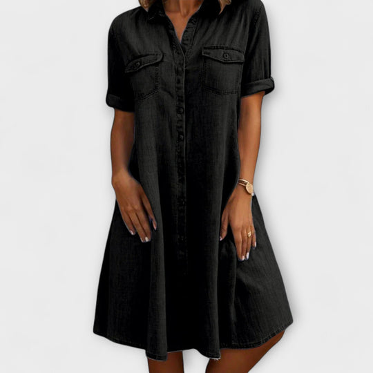 Liona – Denim Dress with Everyday Elegance