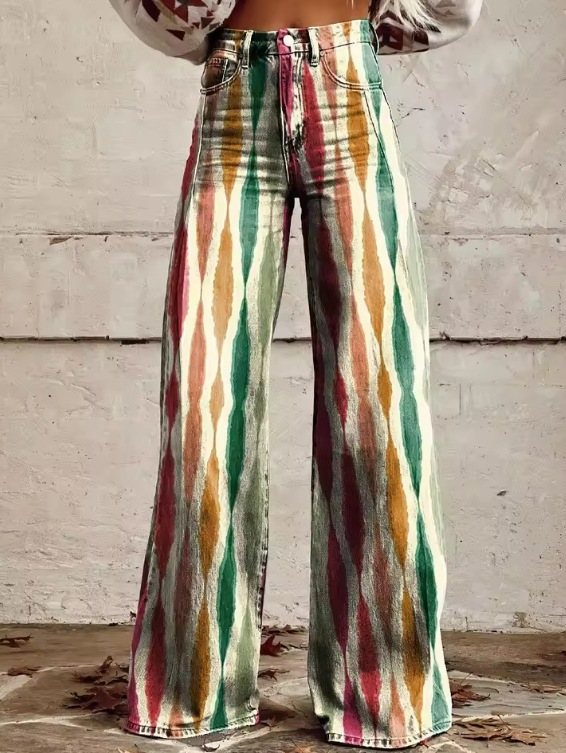 Senza – Ripple Earthtone Flow Pants