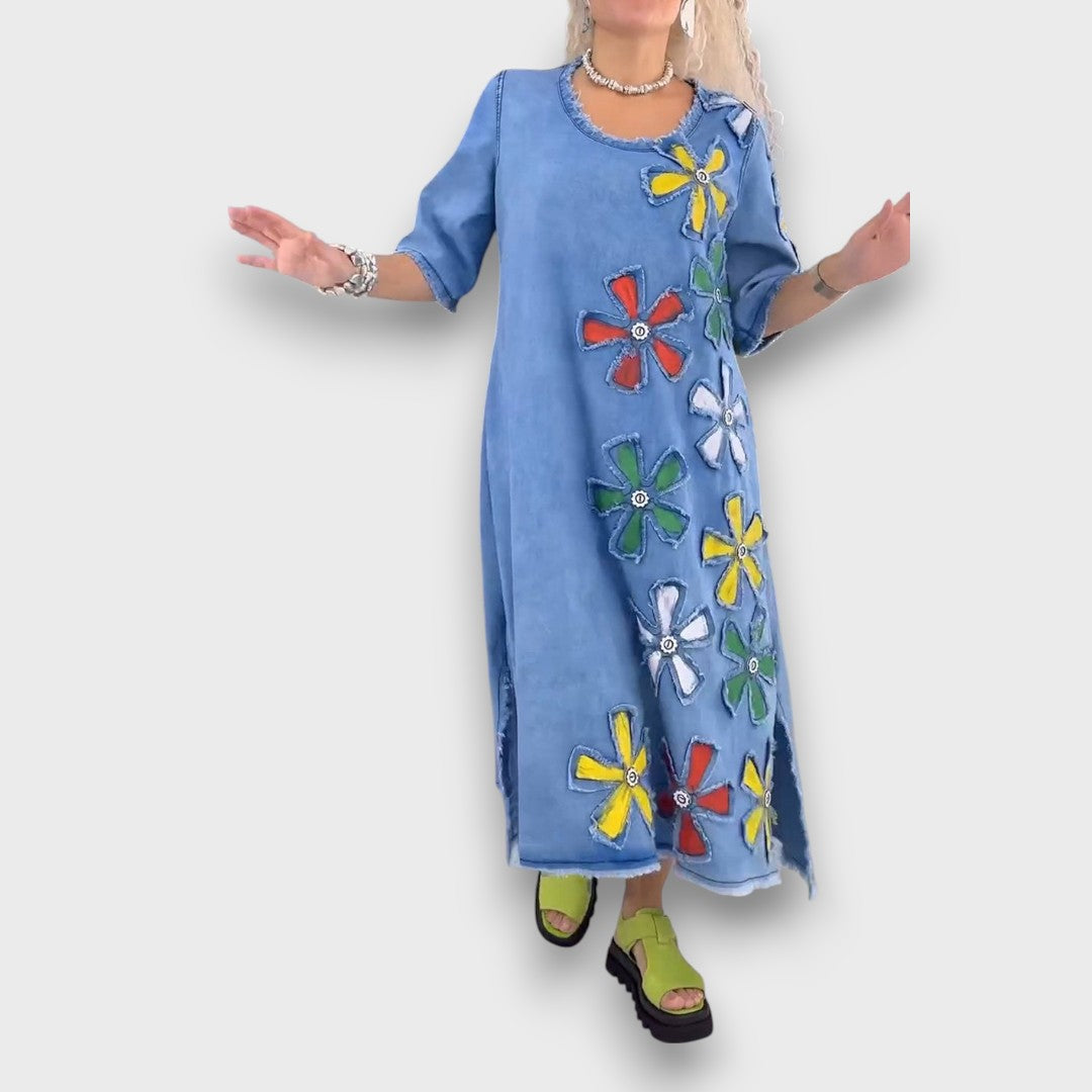 Luanda – Flower Art on Denim