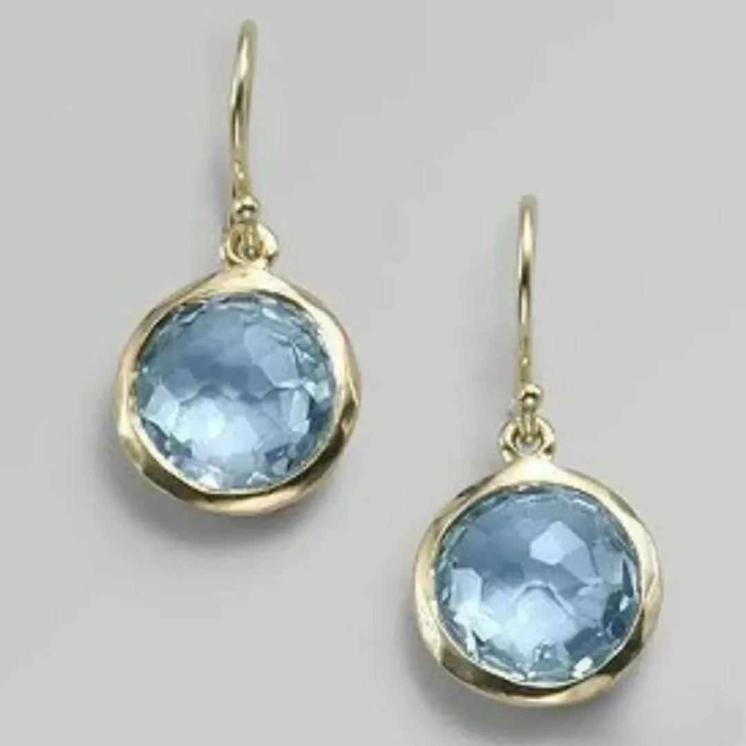 Janine – Ocean Mist Gem Drop Earrings