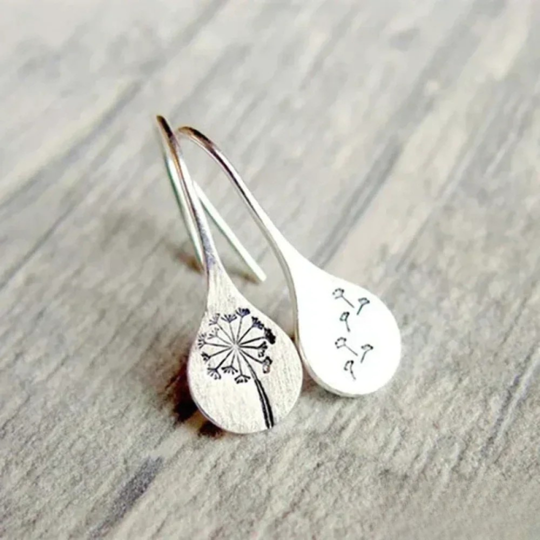 Karina– Botanical Teardrop Earrings