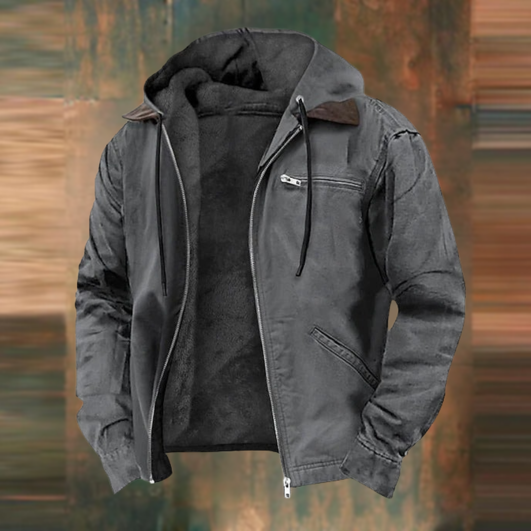 Hugo – Sherpa-Lined Hooded Jacket for Men