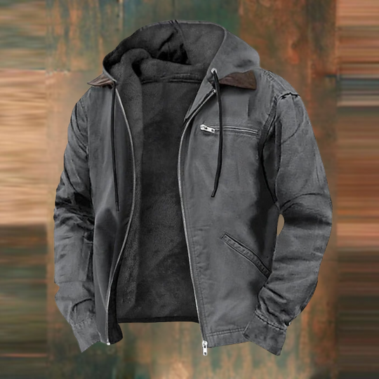 Hugo – Sherpa-Lined Hooded Jacket for Men