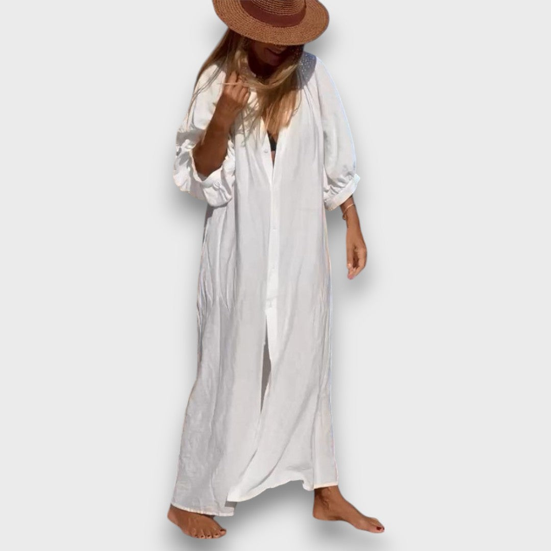 Elaria – Loose-Fitting Shirt Dress