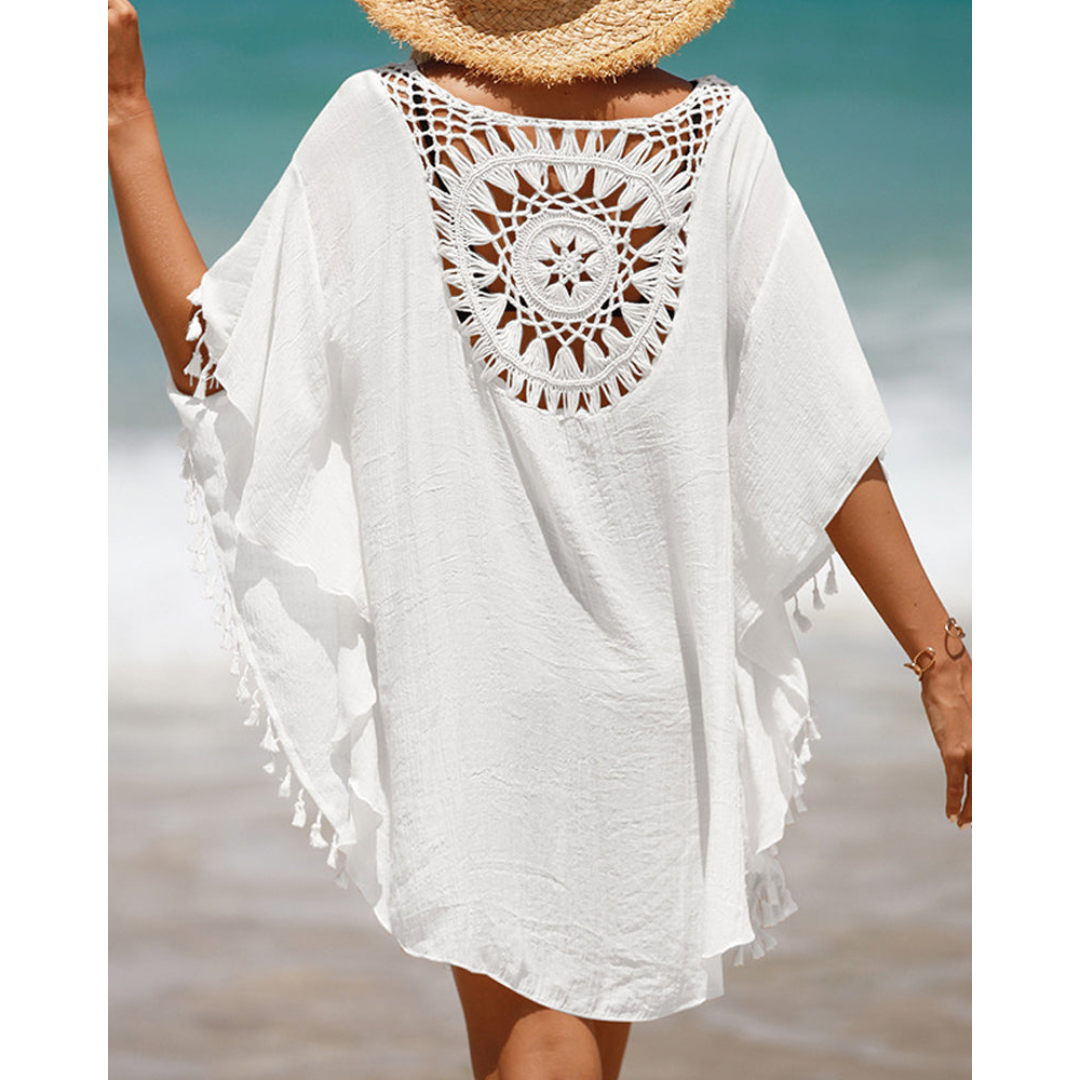 Lizette – Crochet-Trim Beach Cover-Up for Women