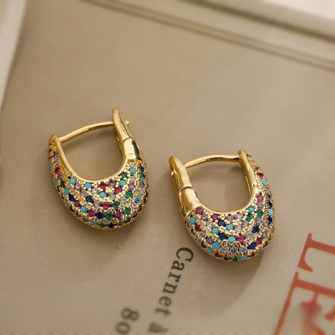 Sharlene – Radiance Mosaic Hoop Earrings