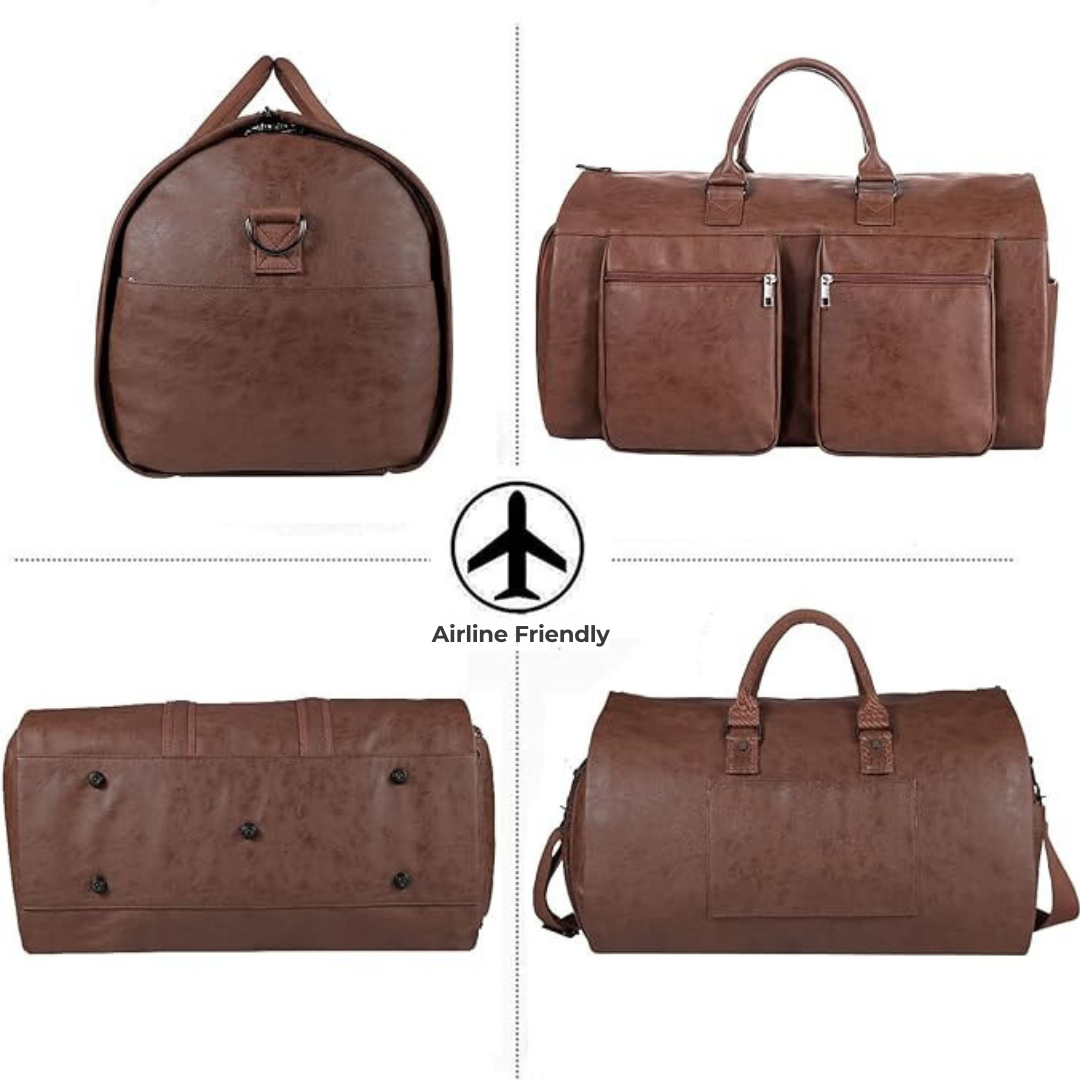 Leigh – Leather Weekender Duffel Bag