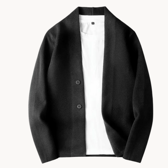 Jason – Minimalist Knit Cardigan for Men