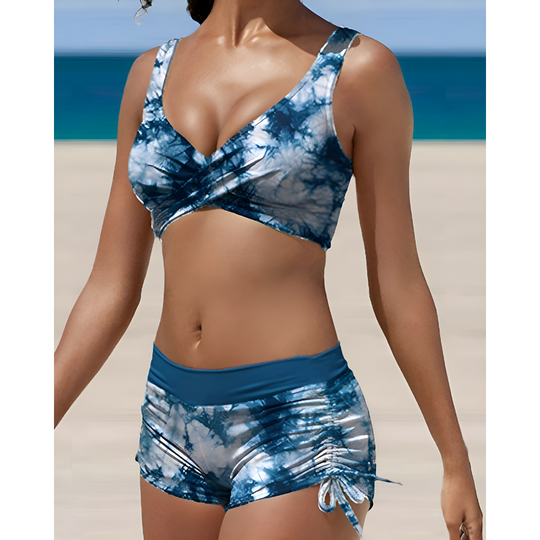 Maree – Twist-Front Active Tankini Set for Women