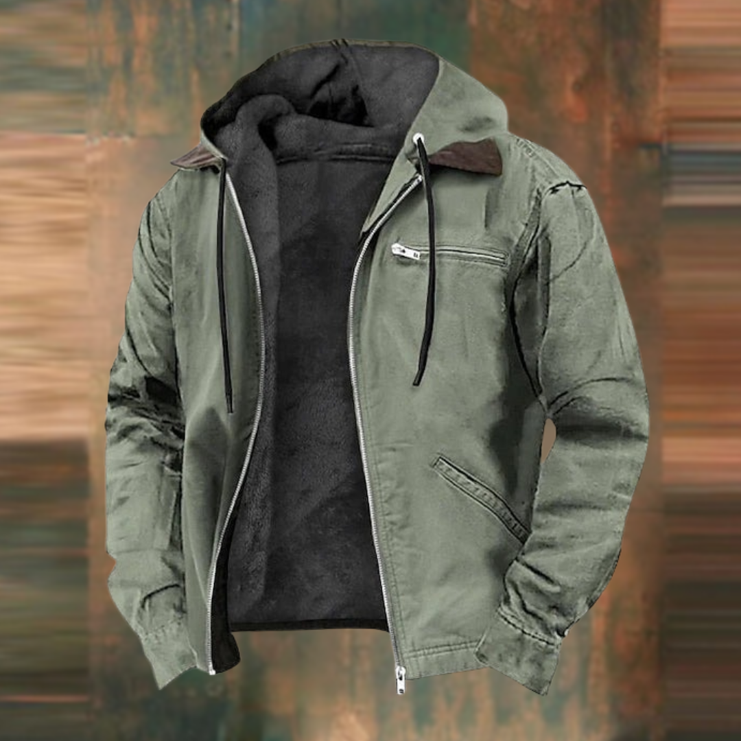 Hugo – Sherpa-Lined Hooded Jacket for Men