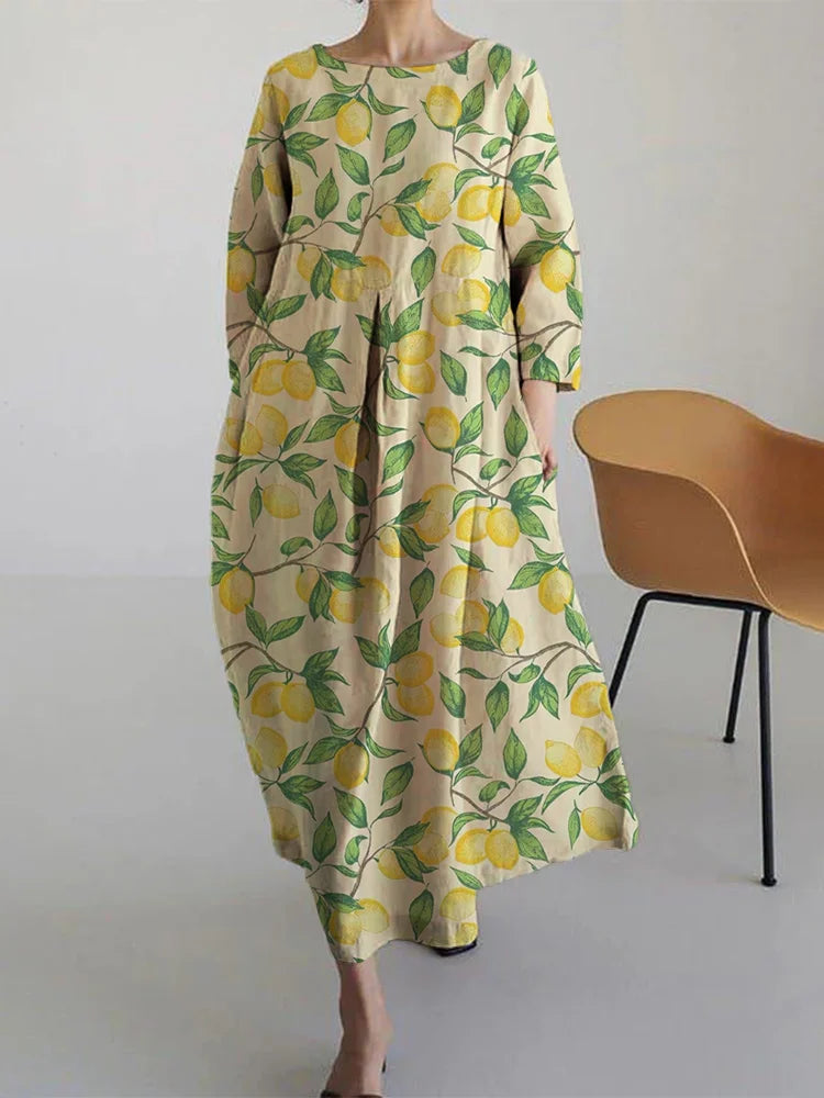 Ida – Midi summer dress with airy comfort and perfect Mediterranean style for summer