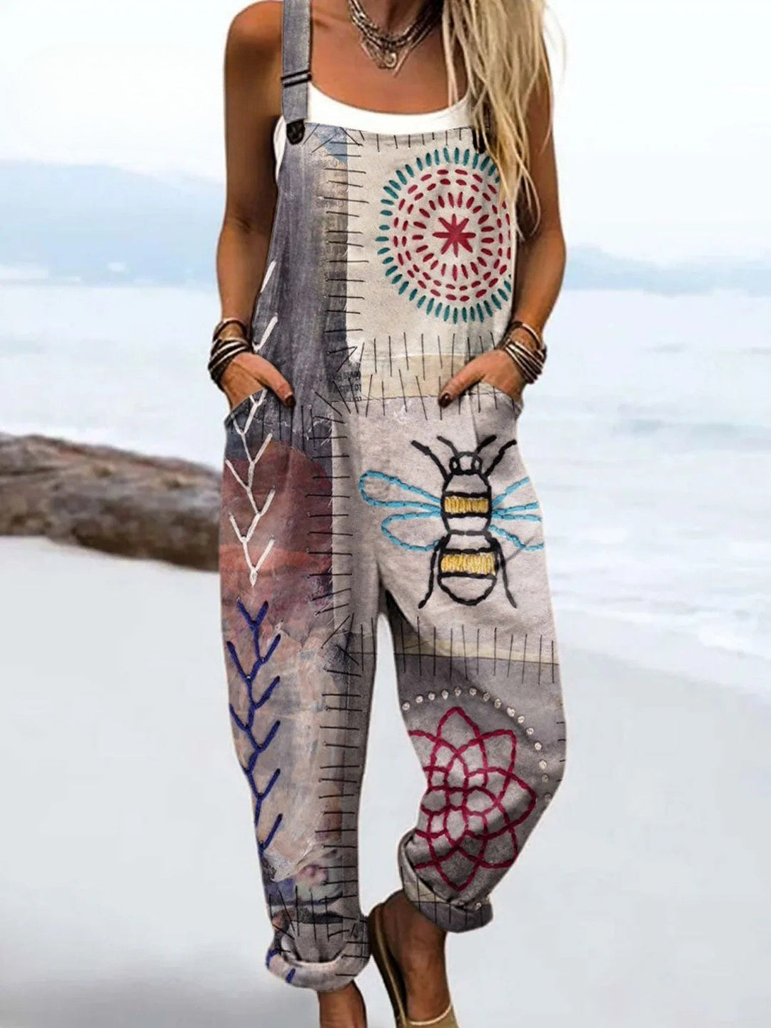 Anira — Artisan Embroidered Overalls for Women