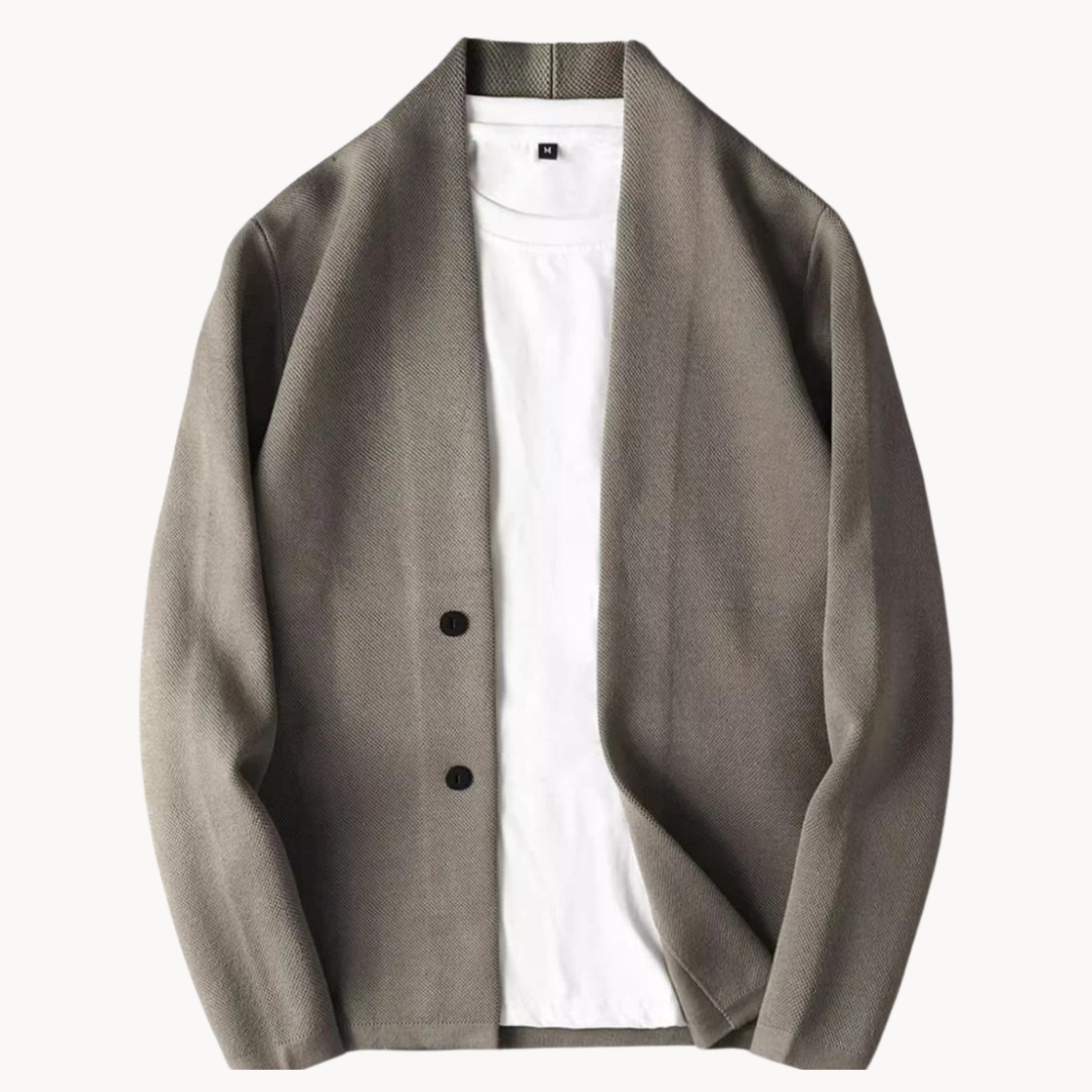 Jason – Minimalist Knit Cardigan for Men