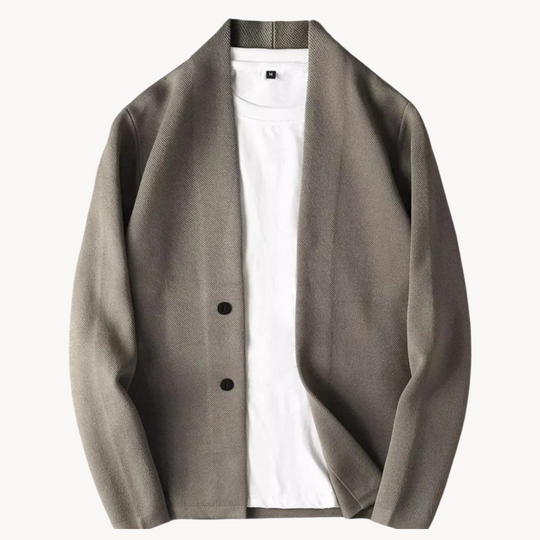 Jason – Minimalist Knit Cardigan for Men