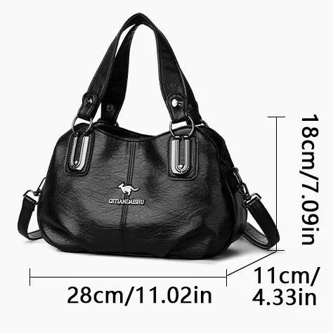Katharine – Elegant Leather Satchel for Women
