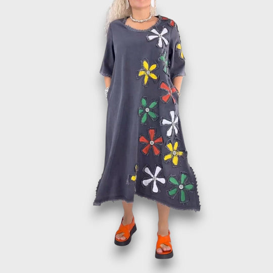 Luanda – Flower Art on Denim