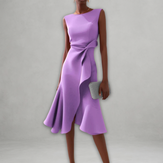 Janet – Satin Midi Dress for Women