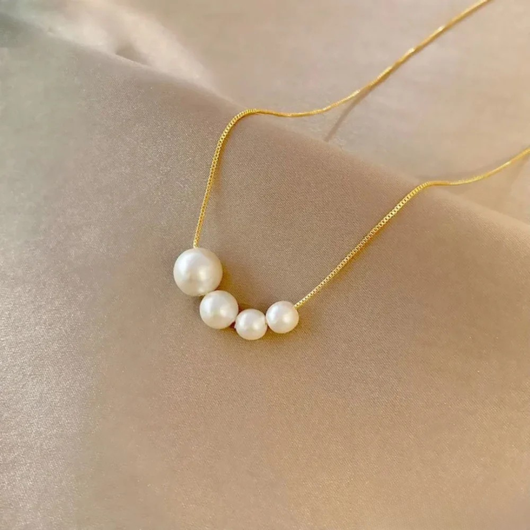 Luvia – Triple Harmony Pearl Necklace
