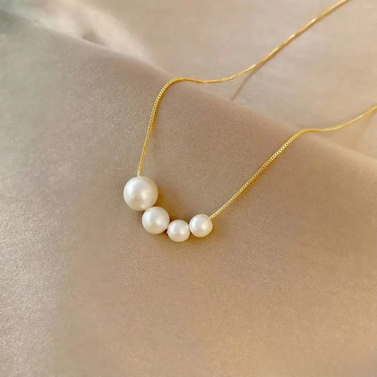 Luvia – Triple Harmony Pearl Necklace