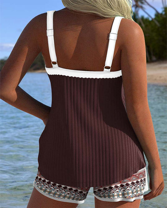 Ludmila – Cafe Knit Tankini for Women