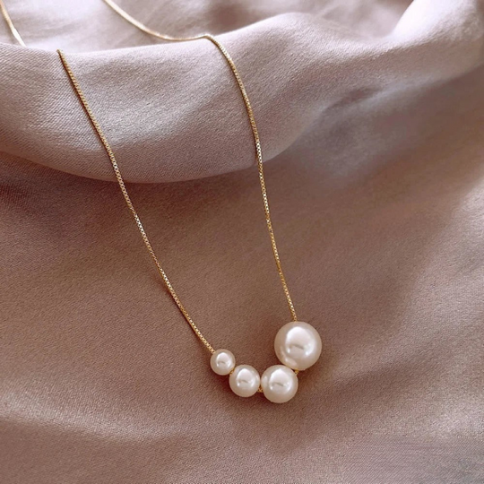 Luvia – Triple Harmony Pearl Necklace