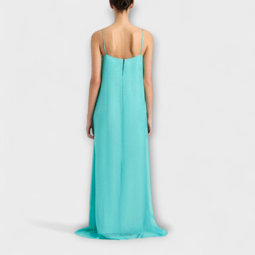 Livara – Flowing Maxi Dress with Delicate Straps