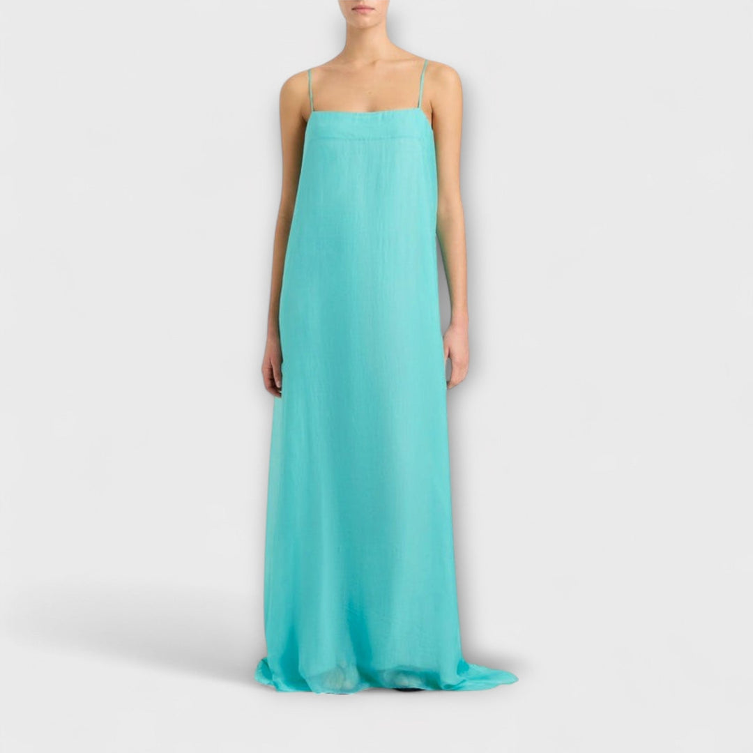 Livara – Flowing Maxi Dress with Delicate Straps