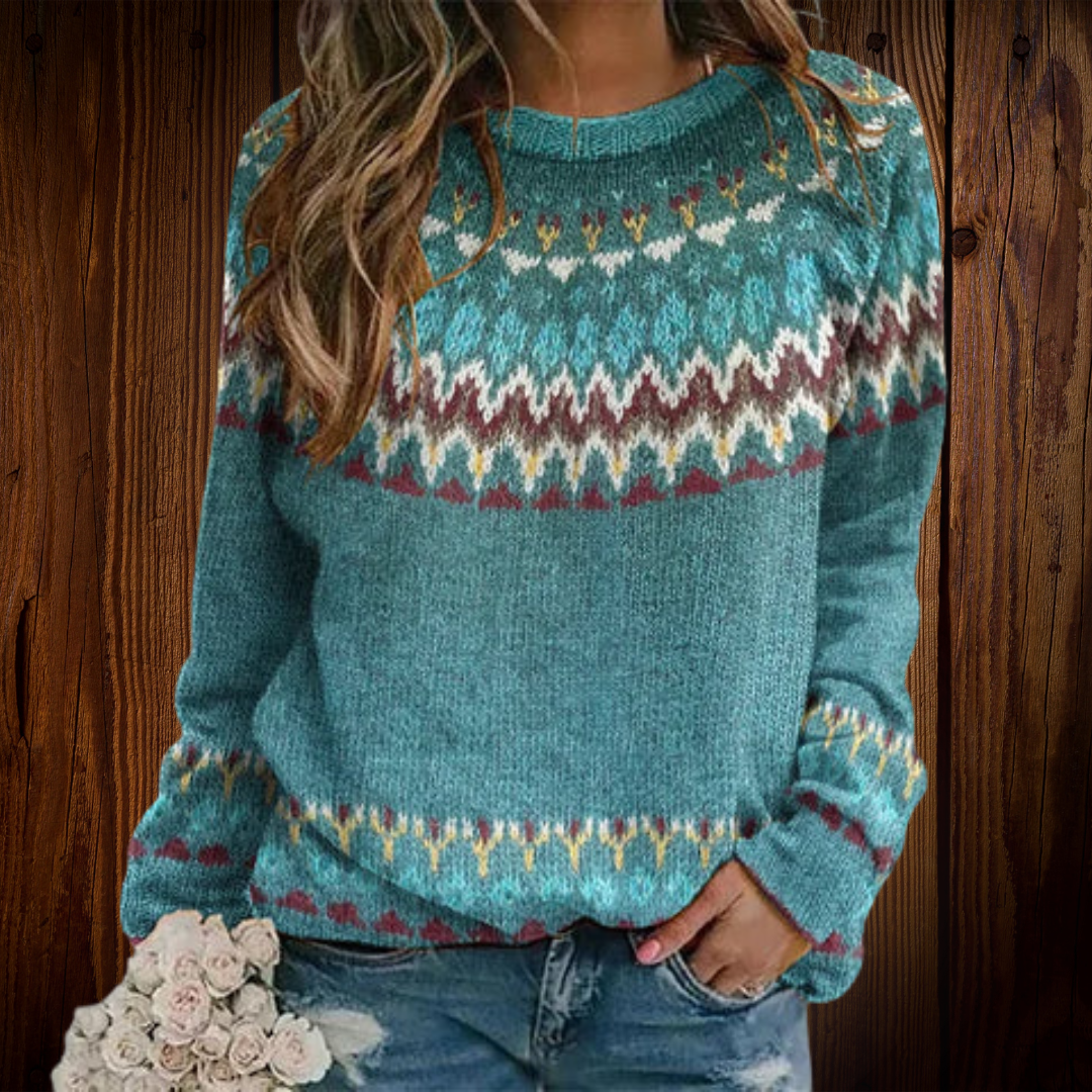 GWENDOLYN | NORDIC KNIT SWEATER
