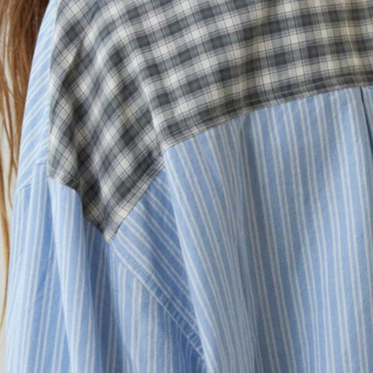 Henrietta – Relaxed Checkered Lounge Set for Women