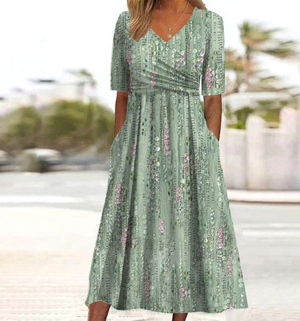 Kassidy – Elegant Floral Midi Dress for Women