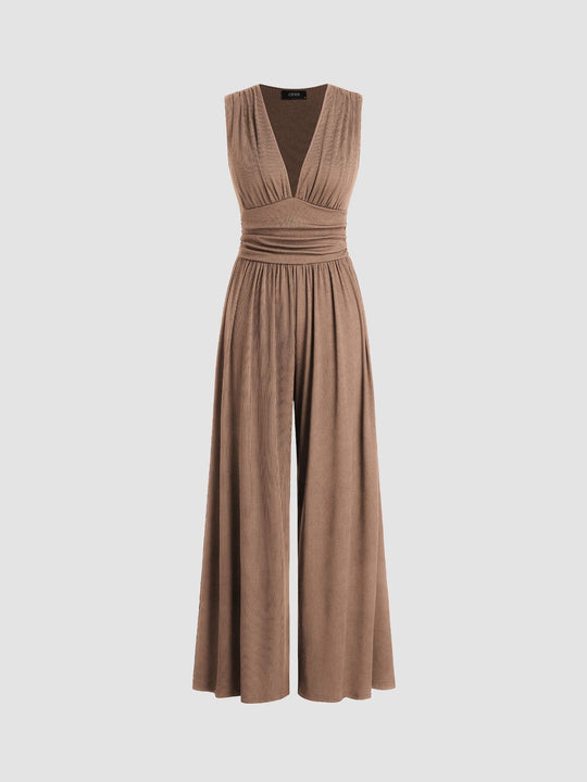 Kerstin – Elegant Wide-Leg Sleeveless Jumpsuit for Women