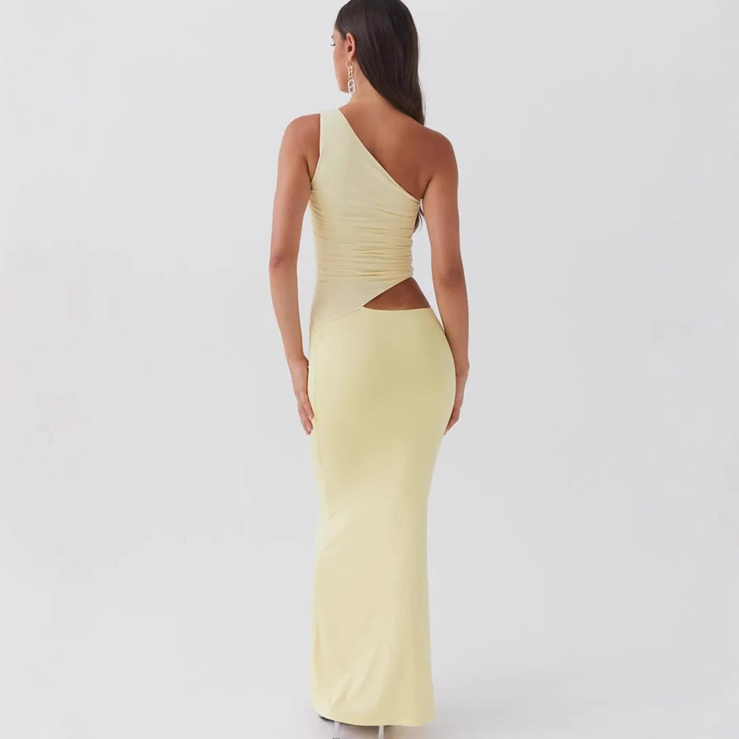 Kerri – Asymmetric Cut-Out Maxi Dress for Women