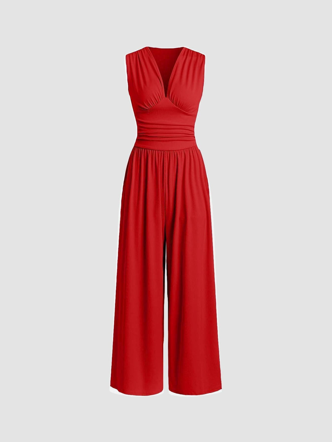 Kerstin – Elegant Wide-Leg Sleeveless Jumpsuit for Women