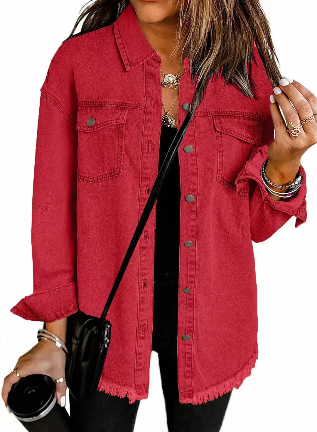 Sorella – Crimson Classic Denim Jacket