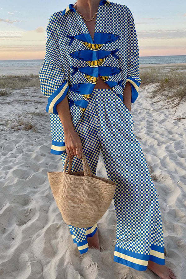 AzulMaris – Ocean Breeze Two-Piece Set for Women