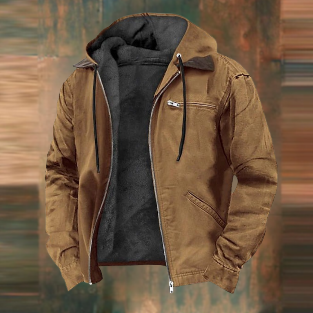 Hugo – Sherpa-Lined Hooded Jacket for Men
