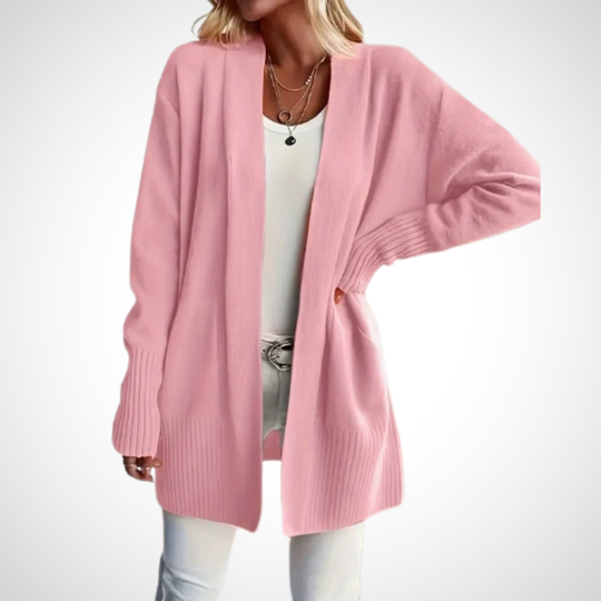 Liselotte – Open-Front Knit Cardigan for Women