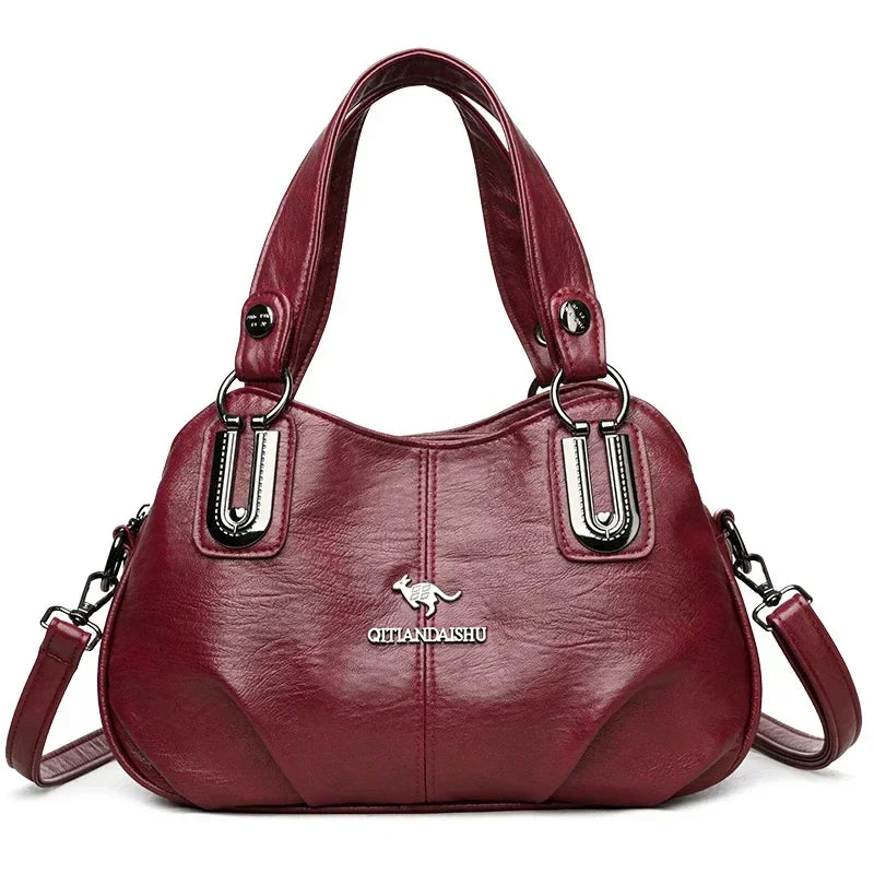Katharine – Elegant Leather Satchel for Women
