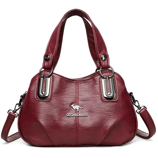 Katharine – Elegant Leather Satchel for Women