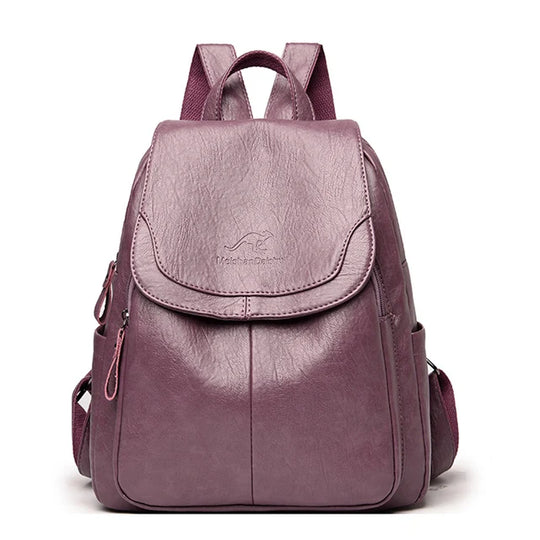 Jemima – Stylish Leather Backpack for Women