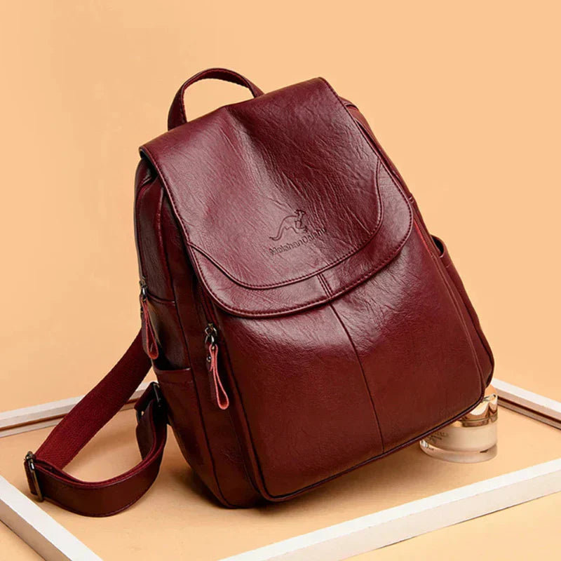 Jemima – Stylish Leather Backpack for Women