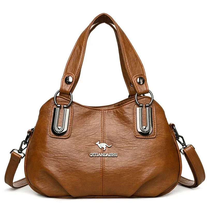 Katharine – Elegant Leather Satchel for Women