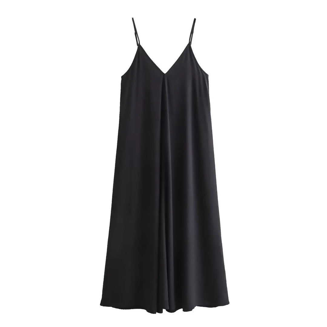 Lynette – Flowing Spaghetti Strap Maxi Dress for Women