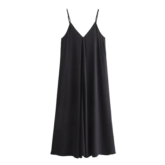Lynette – Flowing Spaghetti Strap Maxi Dress for Women