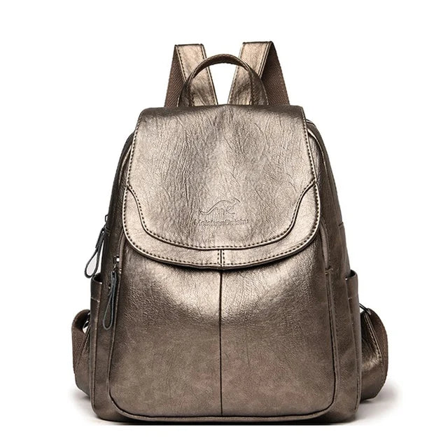 Jemima – Stylish Leather Backpack for Women