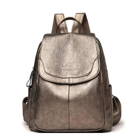 Jemima – Stylish Leather Backpack for Women
