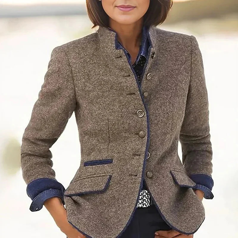 Katalina – Classic Wool Blazer for Women