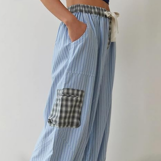 Henrietta – Relaxed Checkered Lounge Set for Women