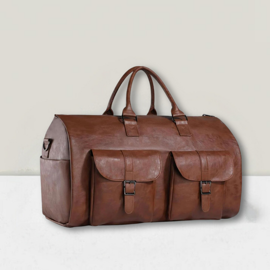 Leigh – Leather Weekender Duffel Bag